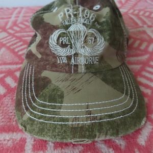 POLO RALPH LAUREN fallen angels 11th airborne Camo Cap Hat PR-196